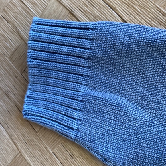 Quacker Factory Blue Knit Crystal Embellished Full Zip Sweater 2X Denim Pockets - Picture 12 of 12